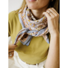 GRAND FOULARD - GARDA BLEUET - BINDI ATELIER