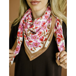 GRAND FOULARD - AMELIA PINK...