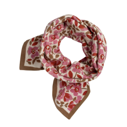 GRAND FOULARD - AMELIA PINK  - BINDI ATELIER
