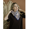 GRAND FOULARD - AMELIA BLUE  - BINDI ATELIER