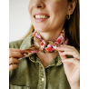 PETIT FOULARD - AMELIA PINK  - BINDI ATELIER