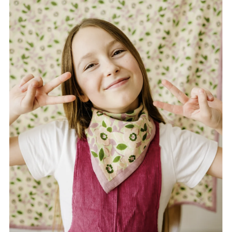 PETIT FOULARD - AMELIA GREEN  - BINDI ATELIER