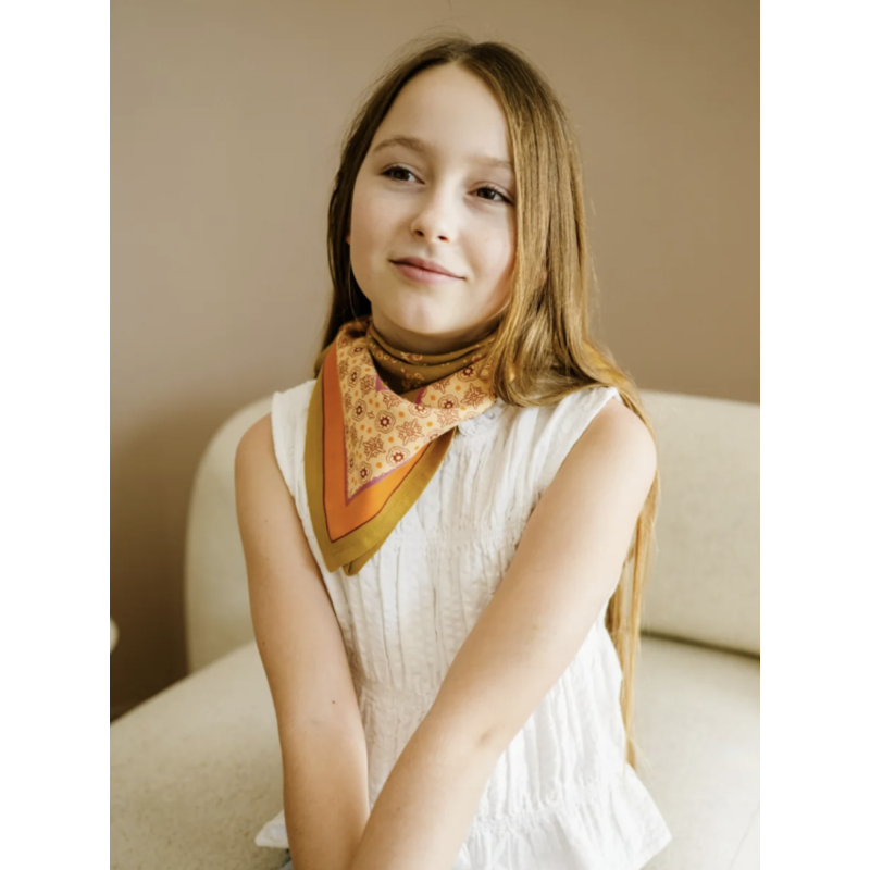 PETIT FOULARD - ITSI KHAKI  - BINDI ATELIER