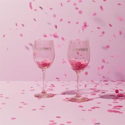 COFFRET DE 2 VERRES "SAPERLIPOMPETTE"-LES VILAINES FILLES