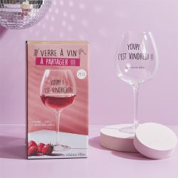 VERRE À VIN XXL YOUPI C'EST VINDREDI - LA CHAISE LONGUE