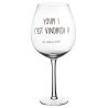 VERRE À VIN XXL YOUPI C'EST VINDREDI - LA CHAISE LONGUE