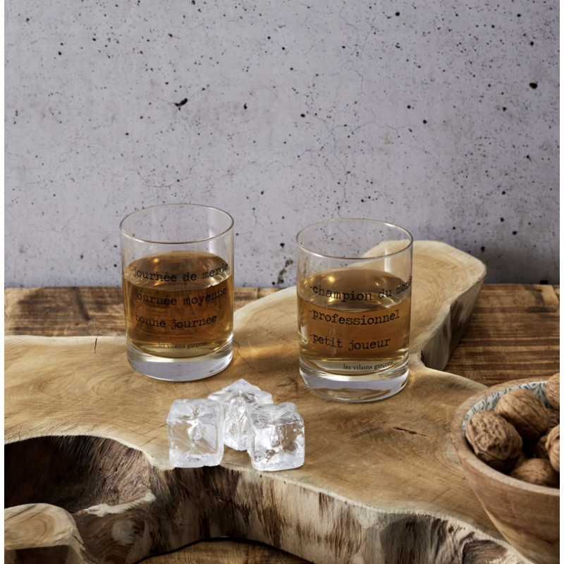 COFFRET 2 VERRES À WHISKY GRADUÉS - LA CHAISE LONGUE DIFFUSION