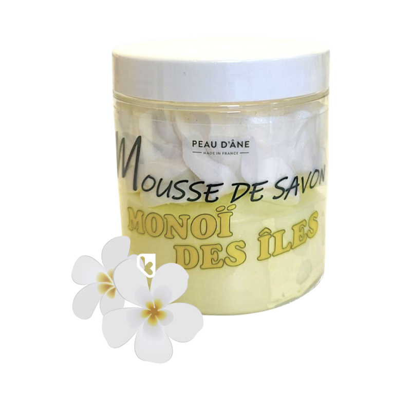 CRÈME DE SAVON - MONOI DE TAHITI - PEAU D'ANE