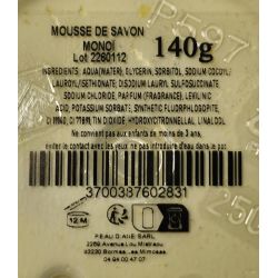 CRÈME DE SAVON - MONOI DE TAHITI - PEAU D'ANE