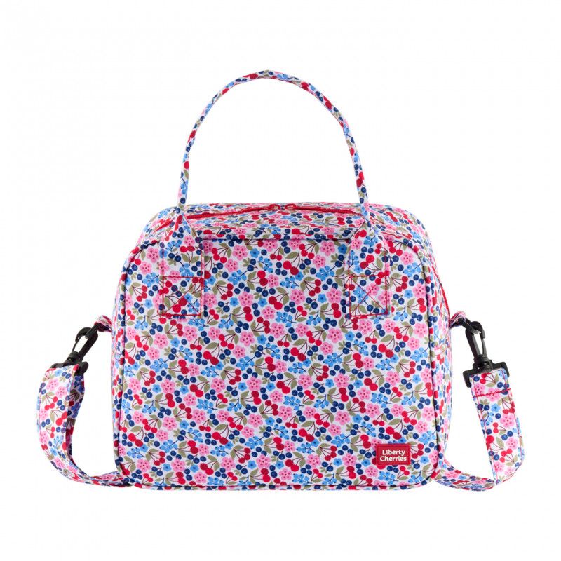 SAC ISOTHERME GIVRAIS (+ BANDOULIERE) - LIBERTY CHERRIES - DERRIERE LA PORTE