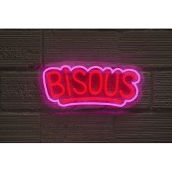 LED NEON WALL - BISOUS -...