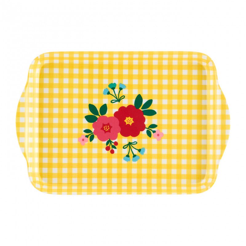 PLATEAU LYNDA - BOUQUET DE ROSES - DERRIERE LA PORTE