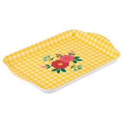 PLATEAU LYNDA - BOUQUET DE ROSES - DERRIERE LA PORTE