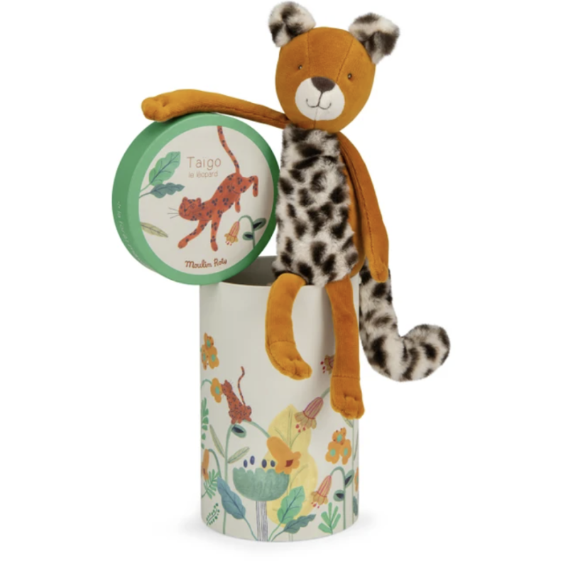 POUPÉE LÉOPARD TAÏGO (EN BOÎTE) - LA FORÊT MAWA - MOULIN ROTY