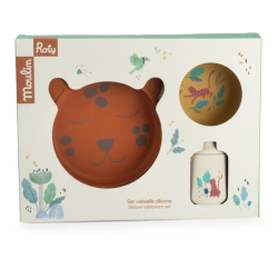 SET VAISSELLE SILICONE - LA FORÊT MAWA - MOULIN ROTY