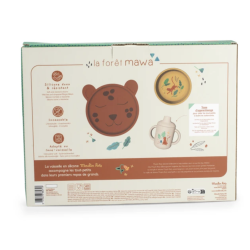 SET VAISSELLE SILICONE - LA FORÊT MAWA - MOULIN ROTY