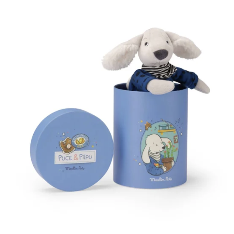 Poupée Chien PILOU (en boîte) - PUCE & PILOU - MOULIN ROTY