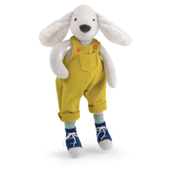 Poupée Chien PILOU jaune - PUCE & PILOU - MOULIN ROTY