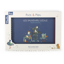 Album de souvenirs d'école - PUCE & PILOU - MOULIN ROTY