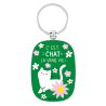 PORTE-CLES OPAT - C'est CHAT la vraie vie - DERRIERE LA PORTE