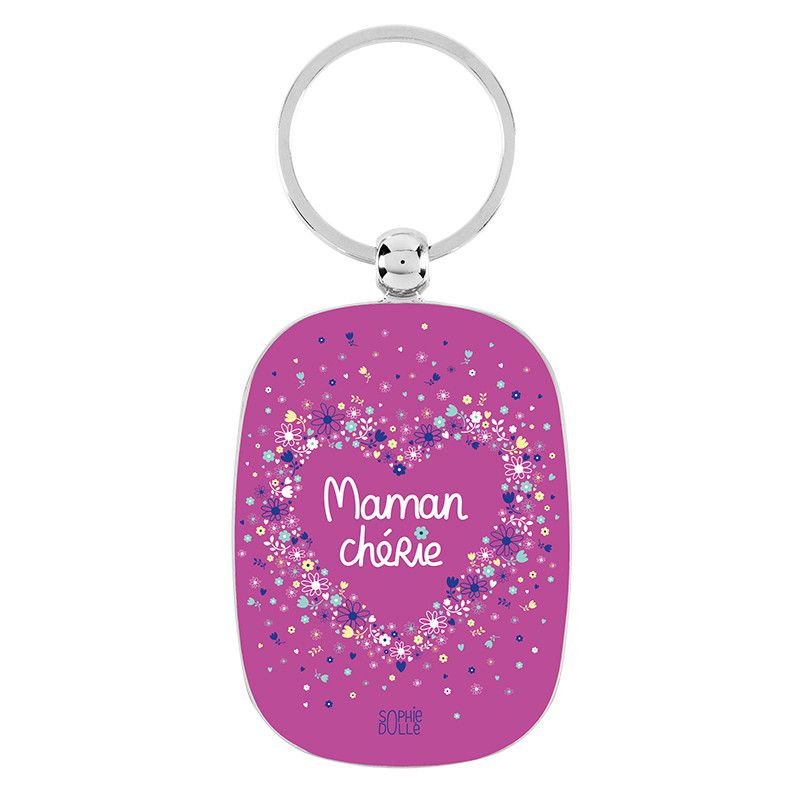 PORTE-CLES OPAT - Maman chérie - DERRIERE LA PORTE