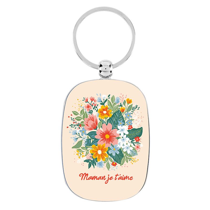 PORTE-CLES OPAT - Maman je t'aime - DERRIERE LA PORTE