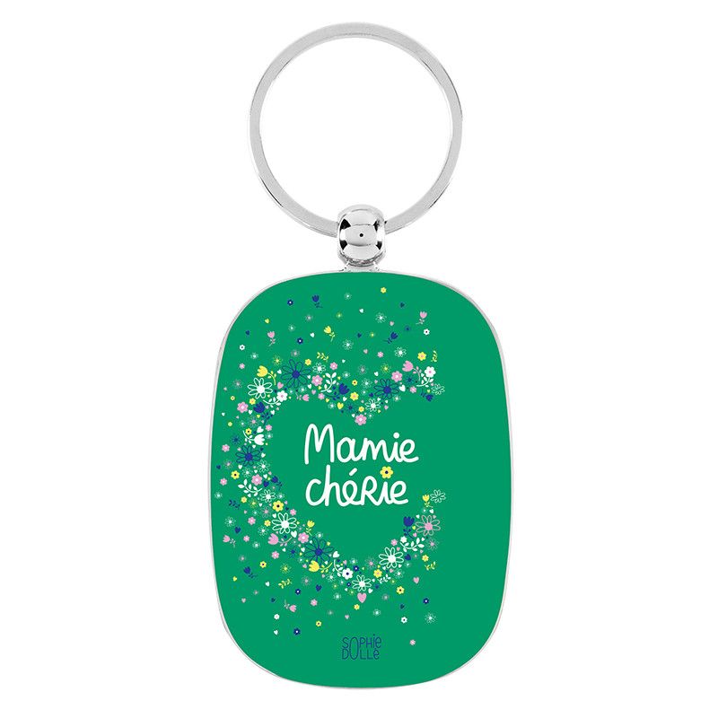 PORTE-CLES OPAT - Mamie chérie - DERRIERE LA PORTE
