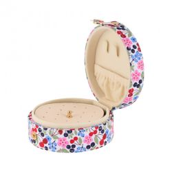 Boîte à Bijoux ECRIN - Liberty cherries - DERRIERE LA PORTE