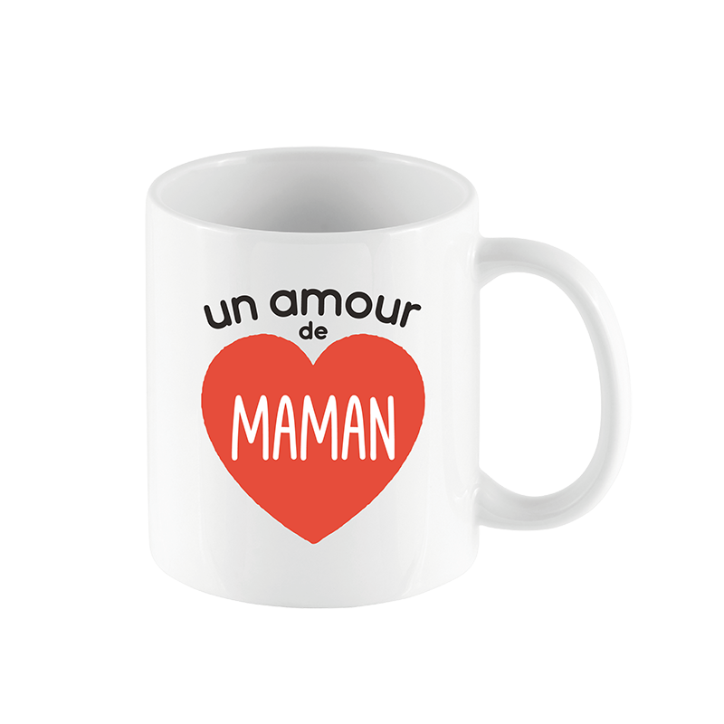 MUG STAN - Un Amour de Maman multicolore - DERRIERE LA PORTE