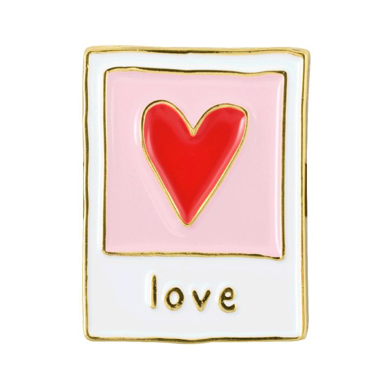 PIN'S MINI POLAROÏD LOVE - DERRIERE LA PORTE