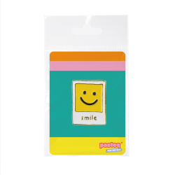 PIN'S MINI POLAROÏD SMILE - DERRIERE LA PORTE