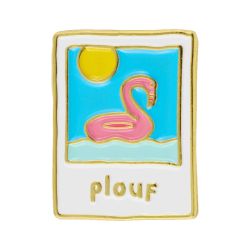 PIN'S MINI POLAROÏD PLOUF -...