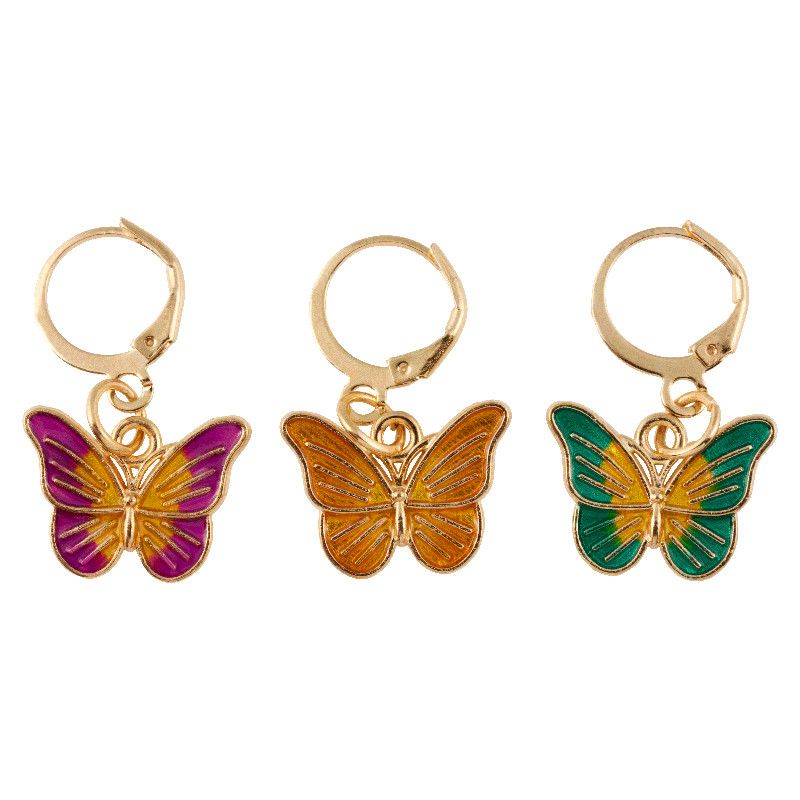 Set de 3 Charms breloques pour lacets - Papillons - DERRIERE LA PORTE