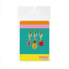 Set de 3 Charms breloques pour lacets - Fruits exotiques - DERRIERZ