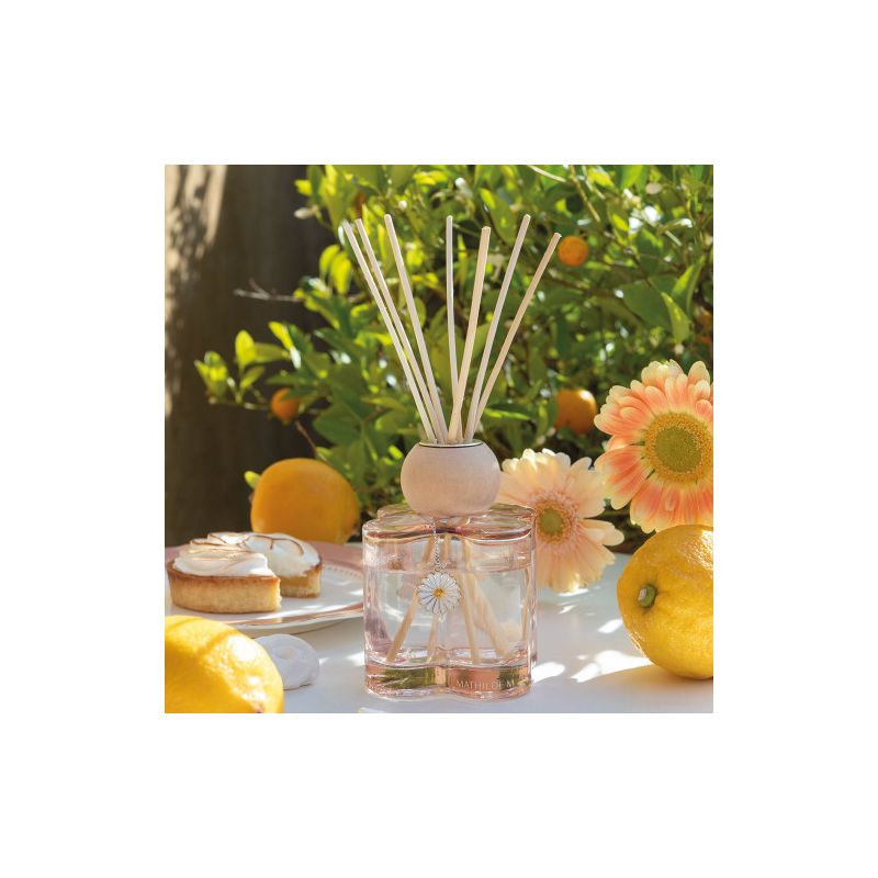 DIFFUSEUR PARFUM BÂTONS 180ML - GOURMANDISES D'ÉTÉ - CITRON MERINGUÉ - MATHILDE. M