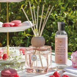 PARFUM D'AMBIANCE 90ML - GOURMANDISES D'ÉTÉ - MACARON FRAMBOISE - MATHILDE.M