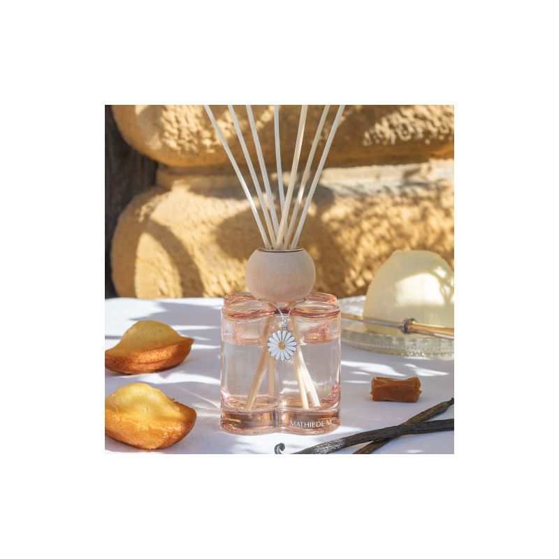 DIFFUSEUR PARFUM BÂTONS 180ML - GOURMANDISES D'ÉTÉ - PETITE MADELEINE - MATHILDE. M