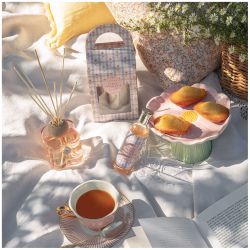 DIFFUSEUR PARFUM BÂTONS 180ML - GOURMANDISES D'ÉTÉ - PETITE MADELEINE - MATHILDE. M