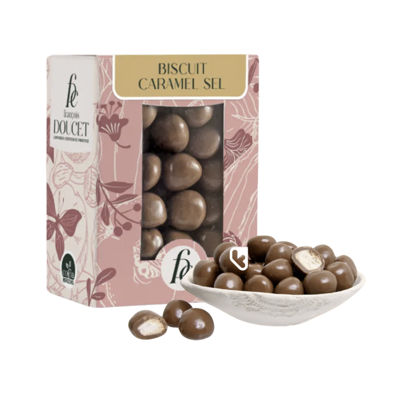 BISCUITS CARAMEL SEL 90G - FRANÇOIS DOUCET