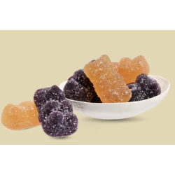 OURSONS EN PÂTES DE FRUITS - CITRON & MYRTILLE 140G - FRANÇOIS DOUCET