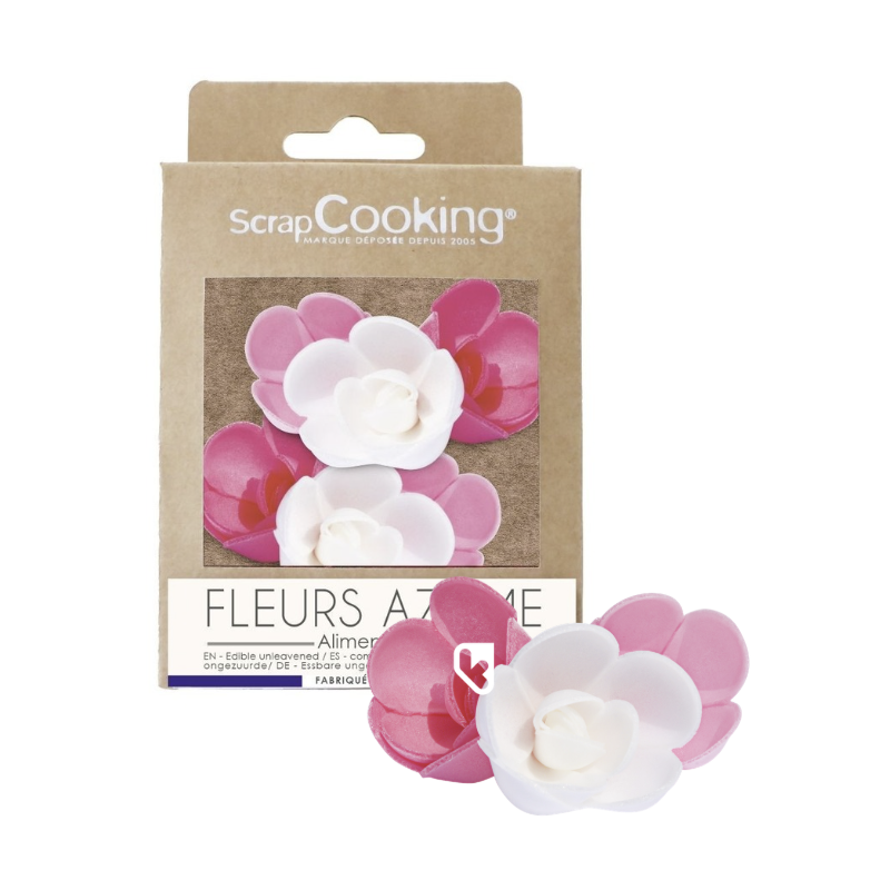 DÉCOS AZYME 6 ROSES - SCRAPCOOKING