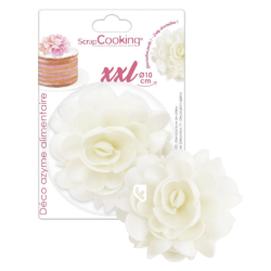 Fleur AZYME blanche XXL -...