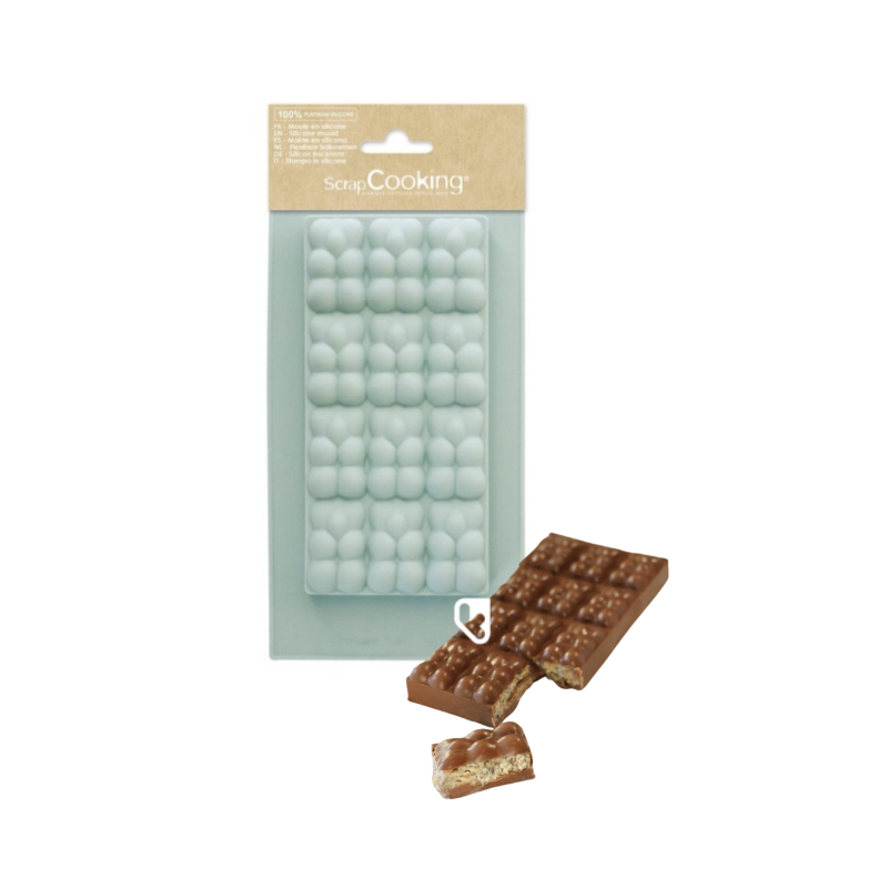 Moule silicone - Tablette chocolat Ourson - SCRAPCOOKING