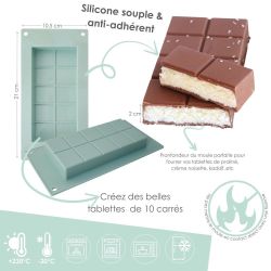 Moule silicone - Tablette de chocolat - SCRAPCOOKING