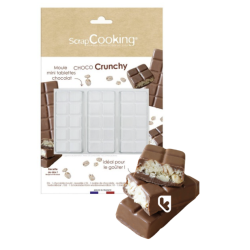 Moule semi-rigide - Tablette de chocolat crunchy - SCRAPCOOKING