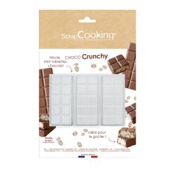 Moule semi-rigide - Tablette de chocolat crunchy - SCRAPCOOKING