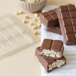 Moule semi-rigide - Tablette de chocolat crunchy - SCRAPCOOKING