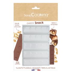 Moule semi-rigide - Barres chocolatées Snack - SCRAPCOOKING