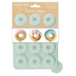 Moule silicone - 12 Mini Donuts Pops - SCRAPCOOKING