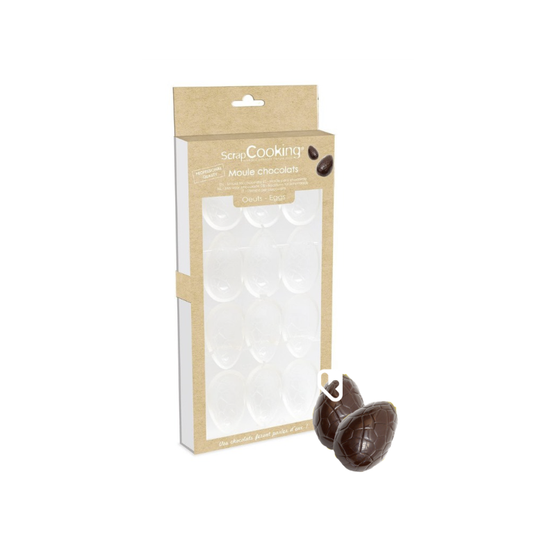Moule rigide - Chocolat Oeufs - SCRAPCOOKING